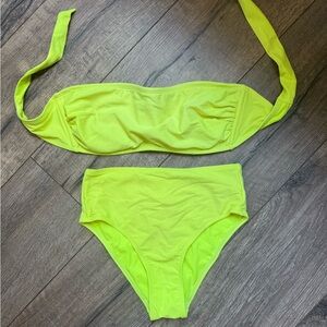 Xhilaration (Target) Neon Yellow Bikini Set